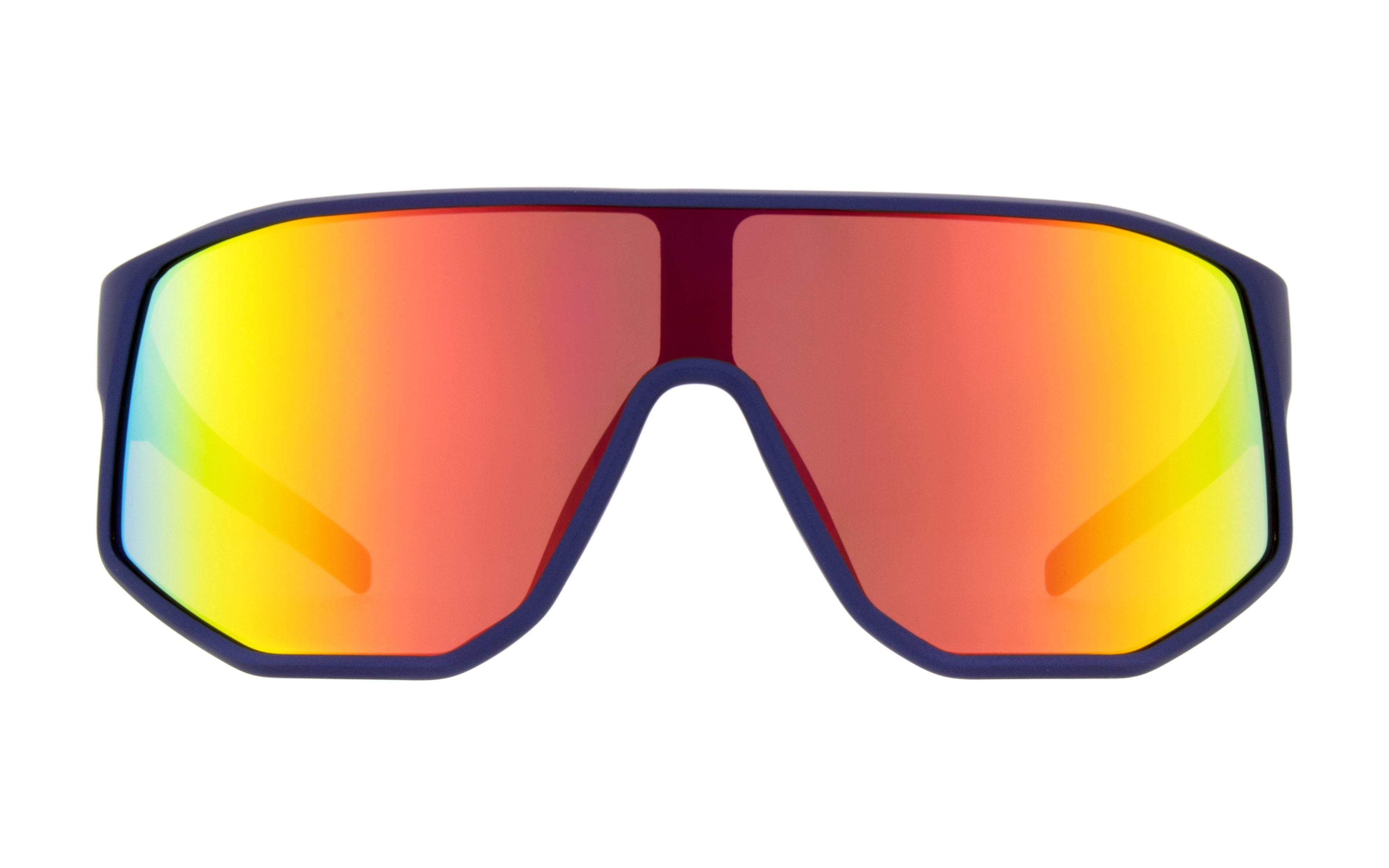 Spect Red Bull Dash Sunglasses Matt Metallic Blue w Red-Gold Mirror