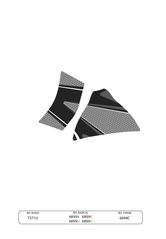 Puig Yoke Protector Kawasaki Z800 13-16' C/Grey