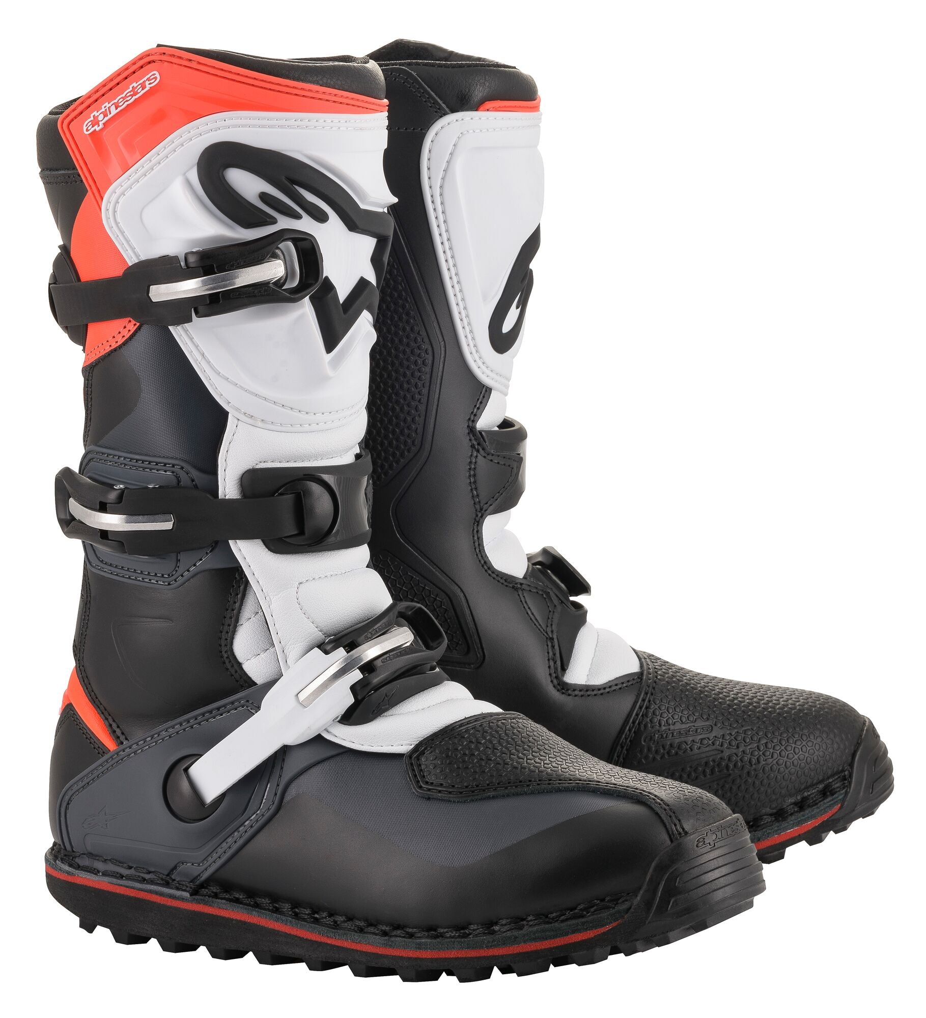 Alpinestars Saapas Tech T Musta/Harmaa/Pun Fluo 45,5 (11)