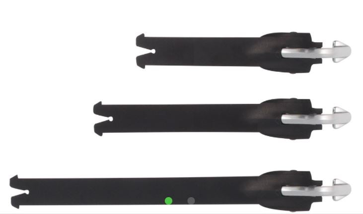 Alpinestars Buckles/Straps Replacement Musta (Tech 7S, T, Tech 3 Stella 2018-)