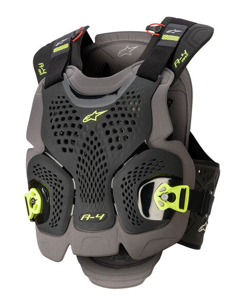 Alpinestars Suojaliivi A-4 Max Musta/Kelt Fluo M/L