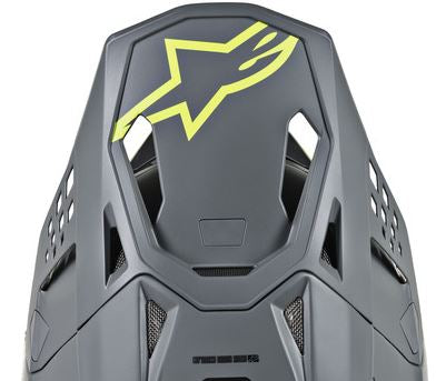 Alpinestars Lippa S-M8 - RADIUM Harmaa/keltainen fluo