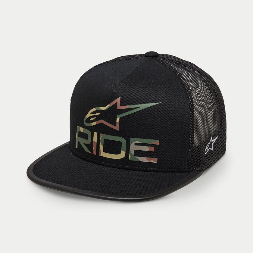 Alpinestars Ride 4.0 Trucker Camo Hat Black