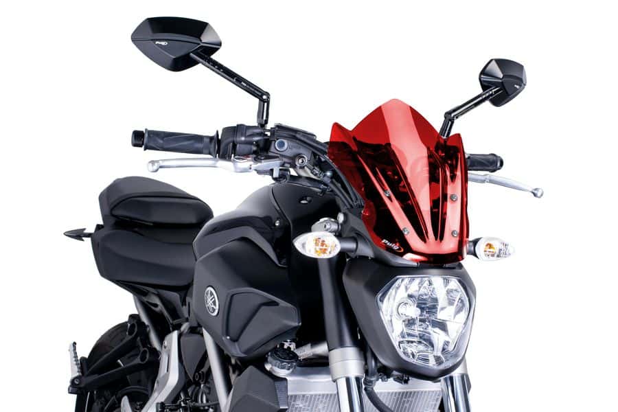 Puig Windshield New Gen Sport Yamaha Mt07 14'-17' C/Red