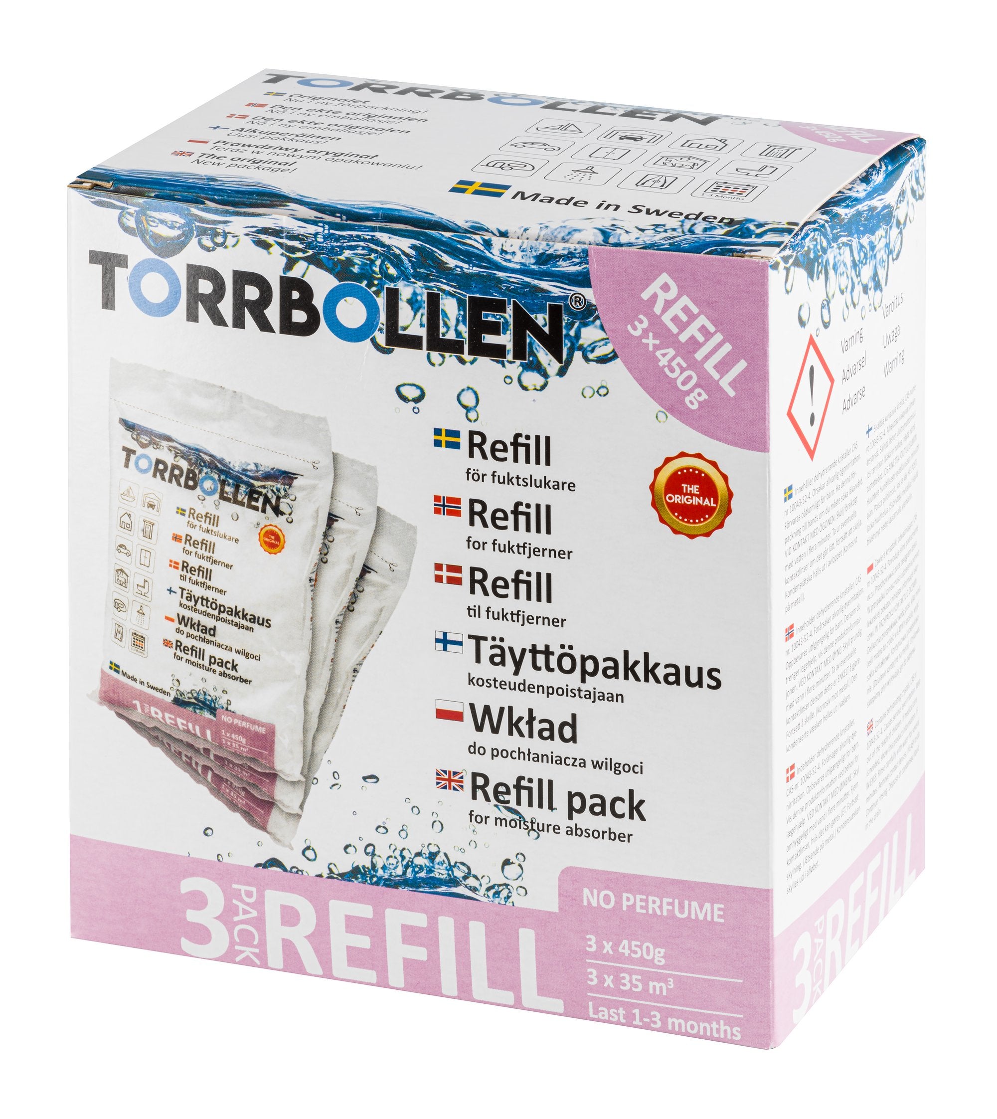 Täyttöpussi 3kpl, Standard