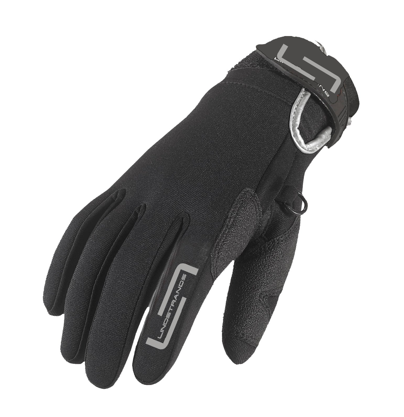 Lindstrands Hanska Coal Neopren Musta 2XL