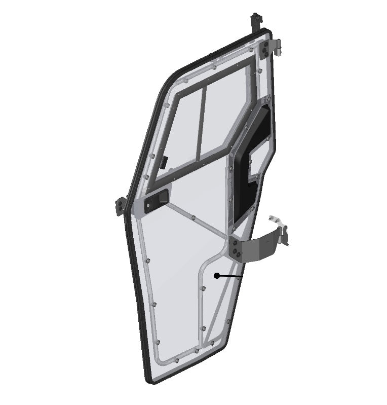 DFK Ovi kokoonpano vasen Polaris Ranger 570