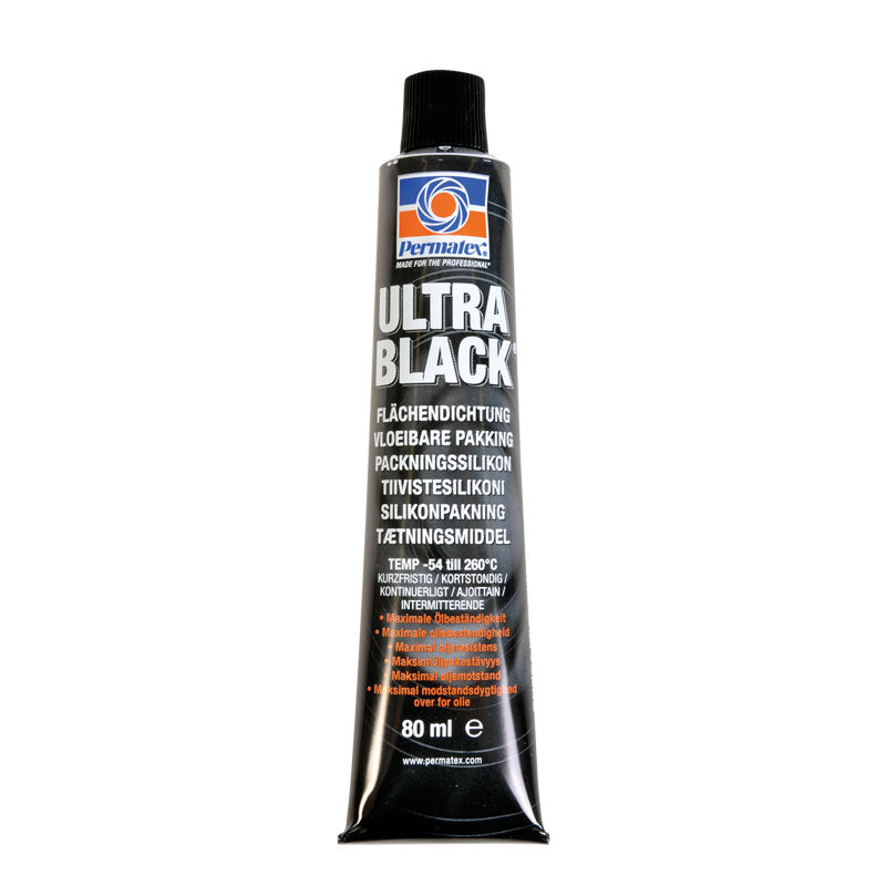 Permatex tiivistesilikoni Supra Black 80ml