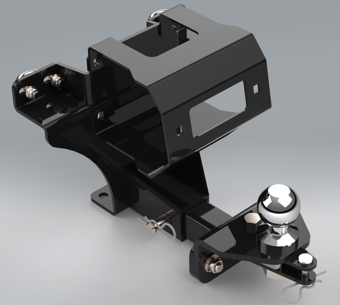 Bronco vinssin kiinnikesarja taakse sis. peräkoukun pidennyssarja Kawasaki
