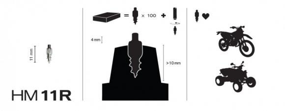 MaxiGrip Nastasarja 11mm Racing 100kpl Sis. työkalu