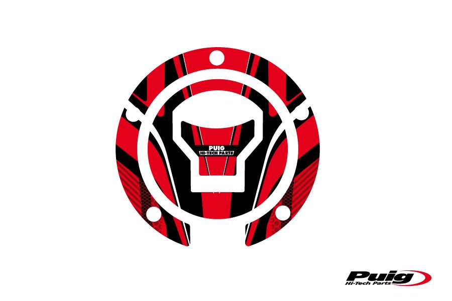 Puig Fuel Cap Cover Mod. Radical Honda C/Red