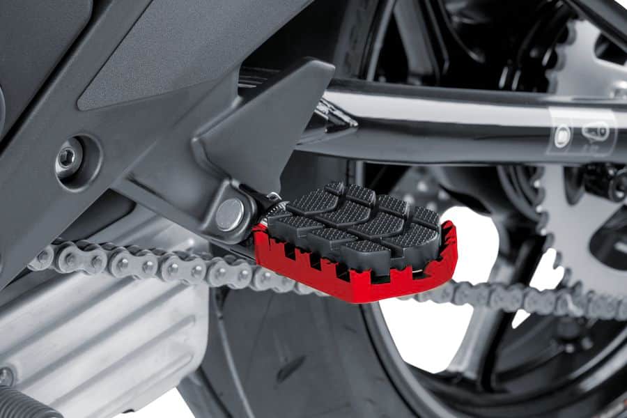 Puig Footpegs Hi-Tech Enduro Rig/Left C/Red