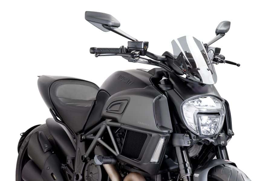 Puig Naked New Gen. Sport Screen Duc.Diavel 14-18 Smoke