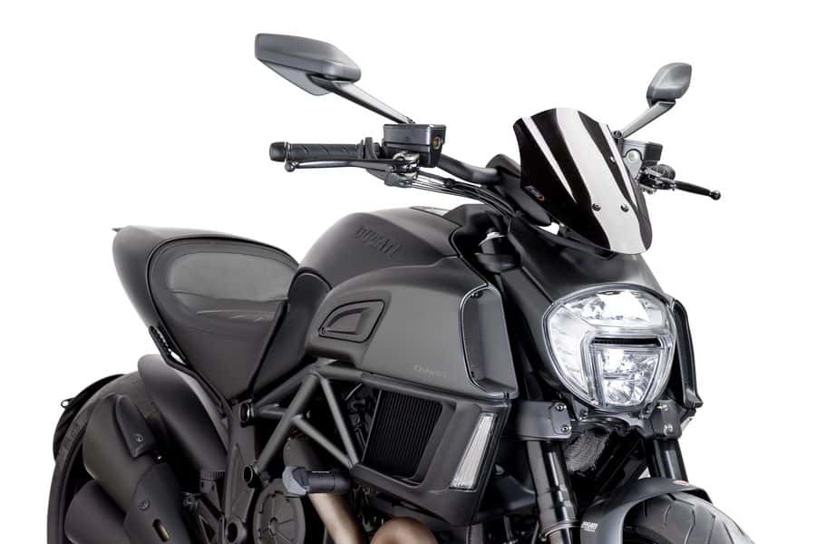 Puig Screen New Gen. Sport Ducati Diavel 14-18' C/Black