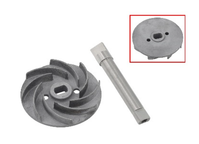 Bronco Vesipumpun akseli ja siipipyörä