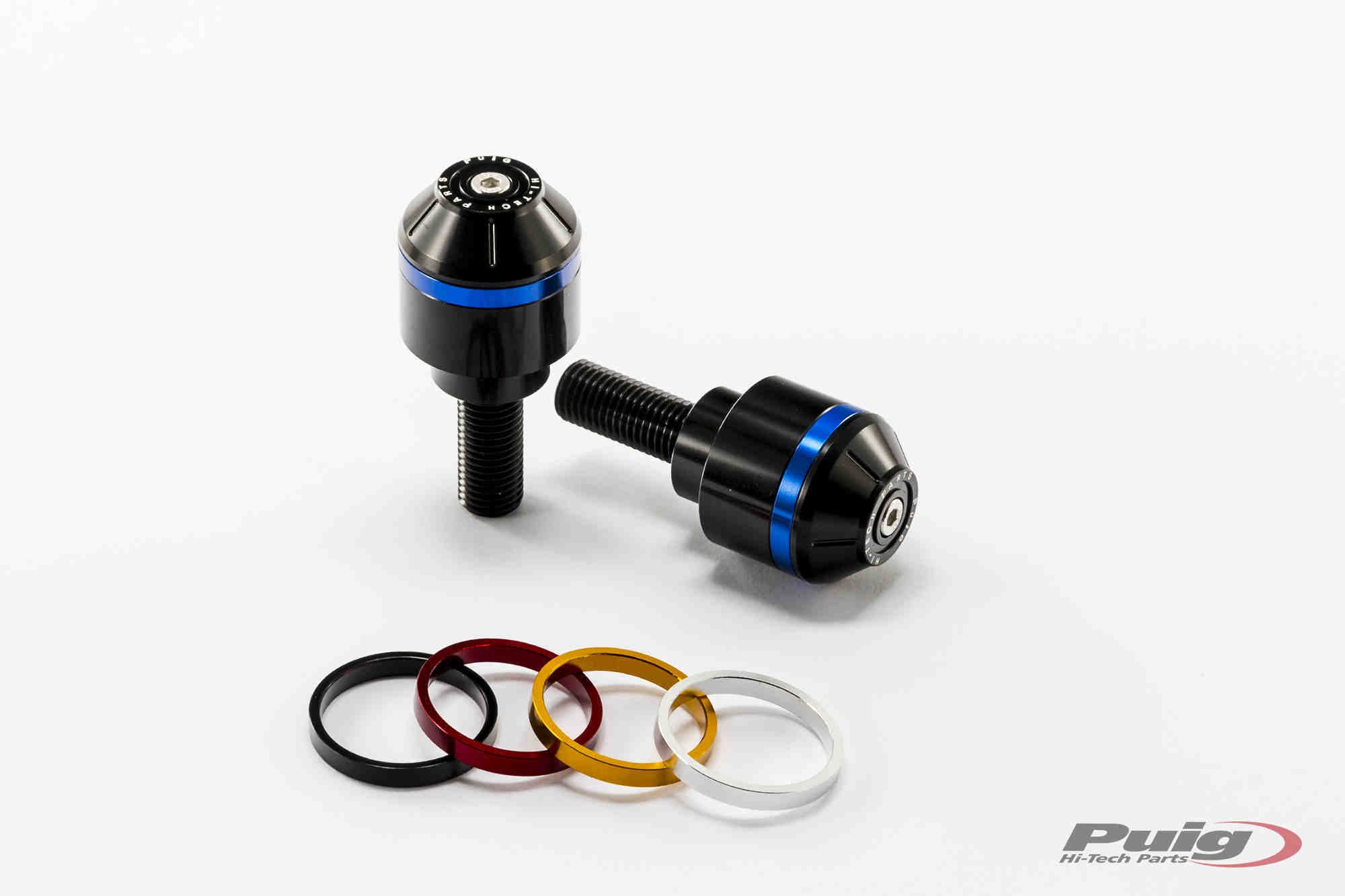 Puig Short Bar End W/Rings Bmw F800R C/Black