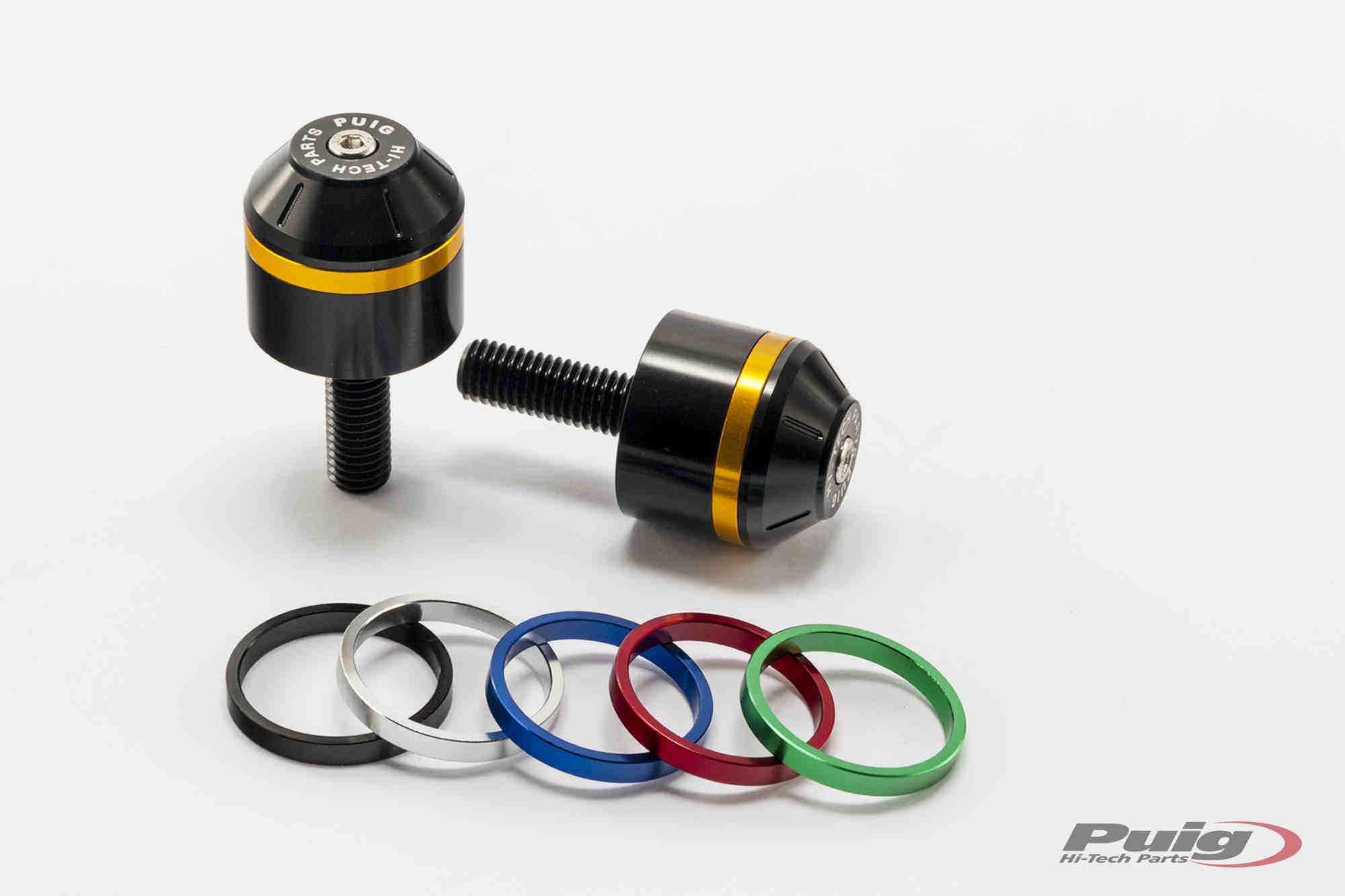 Puig Short Bar End W/Rings Bmw R1200R C/Black
