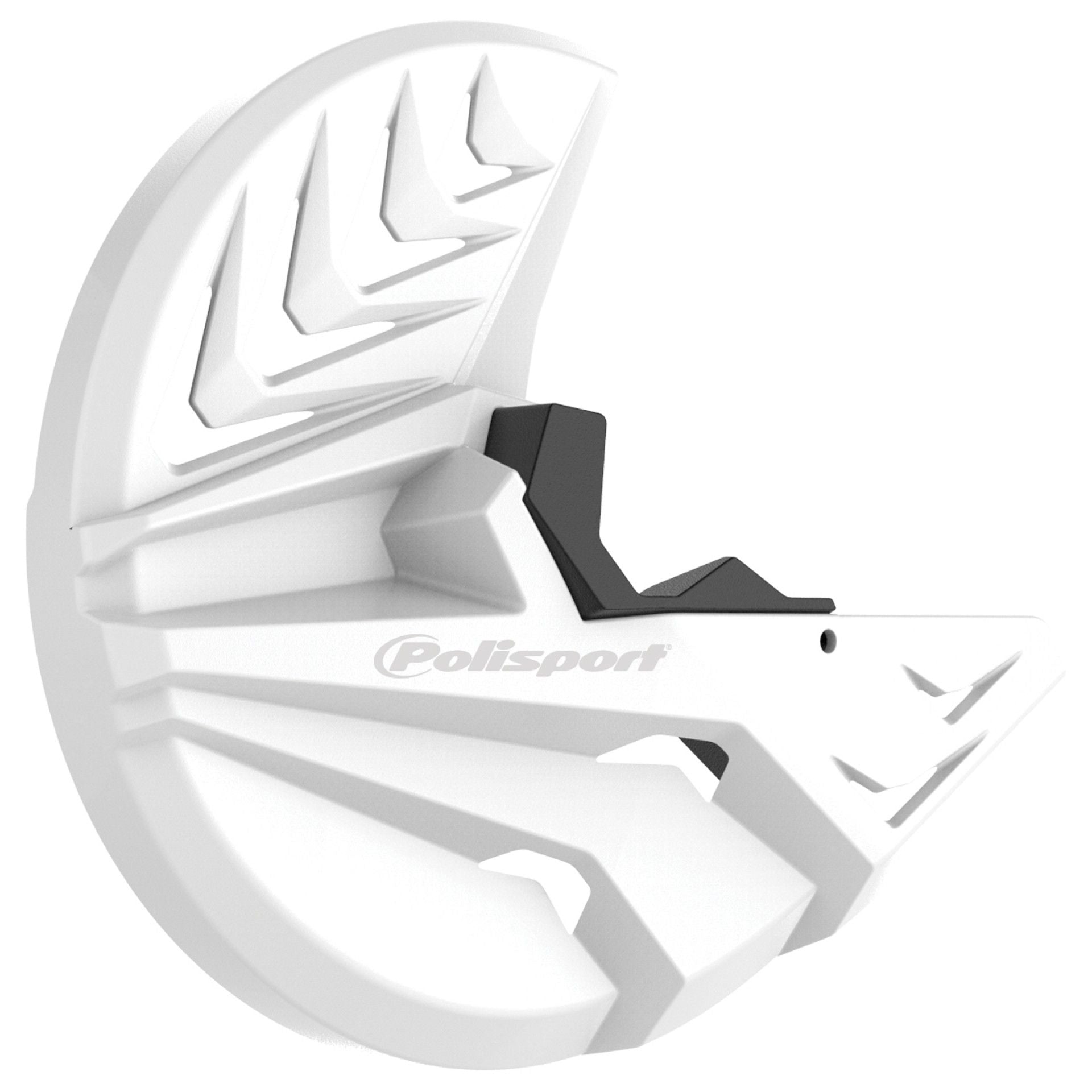 Polisport Disk w/botto fork prot GasGas EC(09->) XC(17-20) white/black (8)