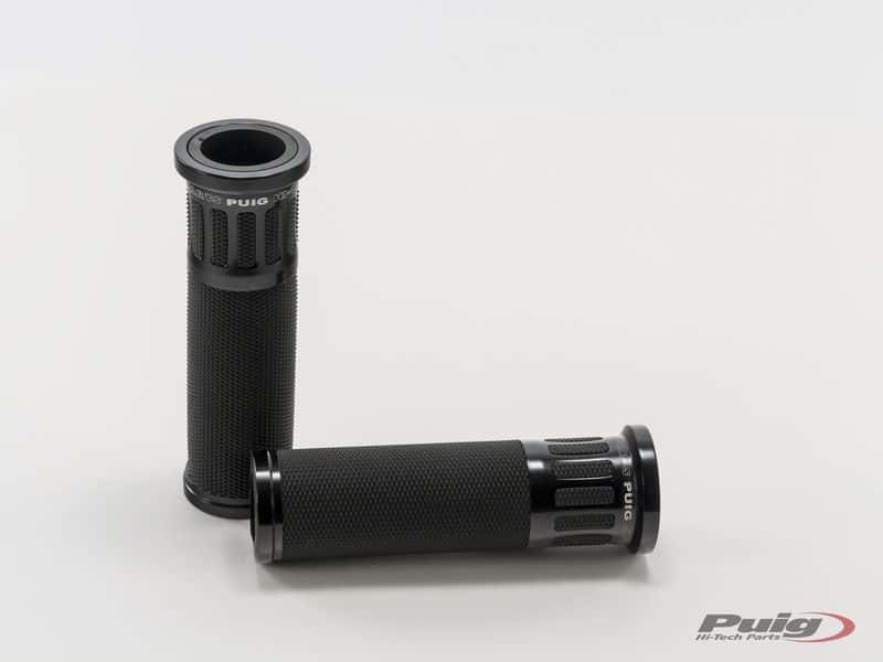 Puig Grips By Pair Puig Hi-Tech Alu 123Mm C/Black