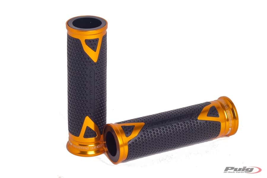Puig Grips By Pair Puig Hi-Tech Radical Alu 123Mm C/Gol