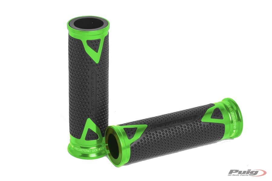 Puig Grips By Pair Puig Hi-Tech Radical Alu 123Mm C/Gre