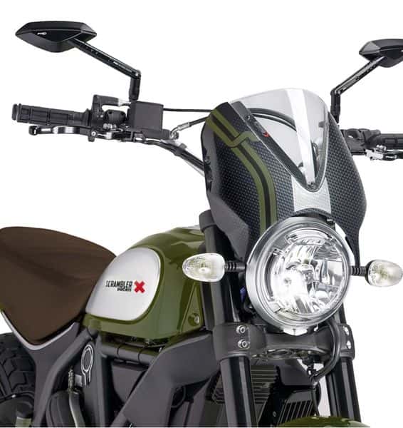 Puig Windshield New Generation Scrambler 15-17 Car/Clea