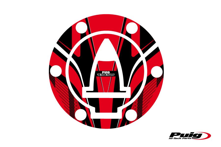 Puig Fuel Cap Cover Mod. Radical Ducati C/Red