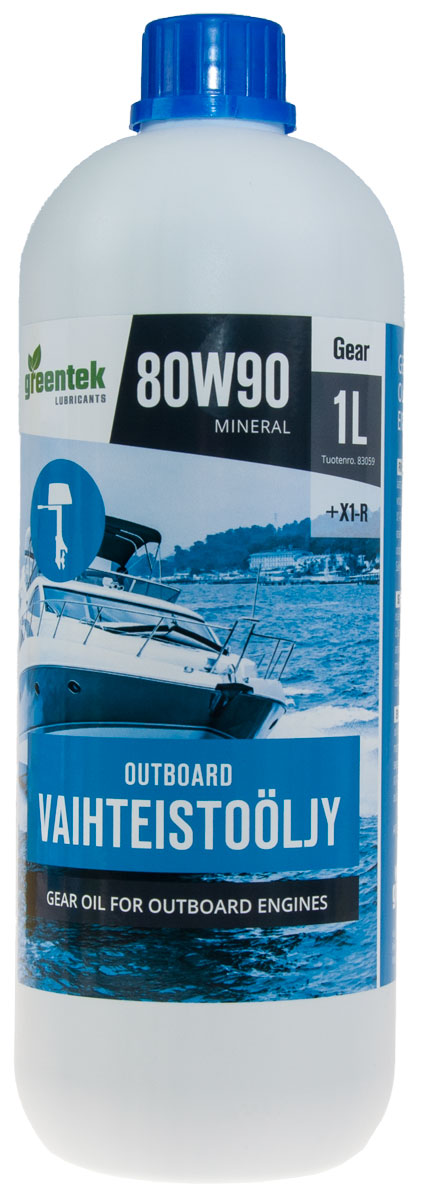 Greentek Outboard 80W90 1L vaihteistoöljy perämoottorit (12)