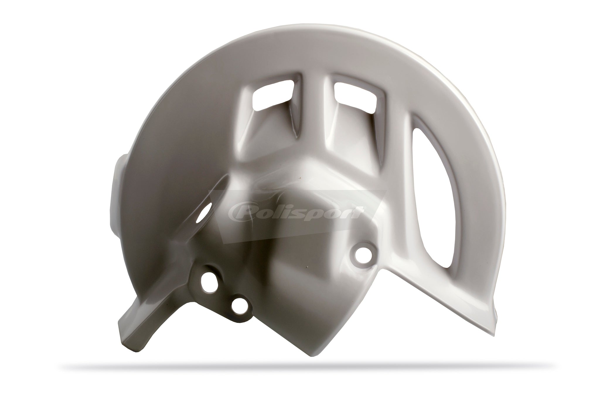 Polisport front disc protector CR125/250(95-07)/CRF450R(02-08) white (6)