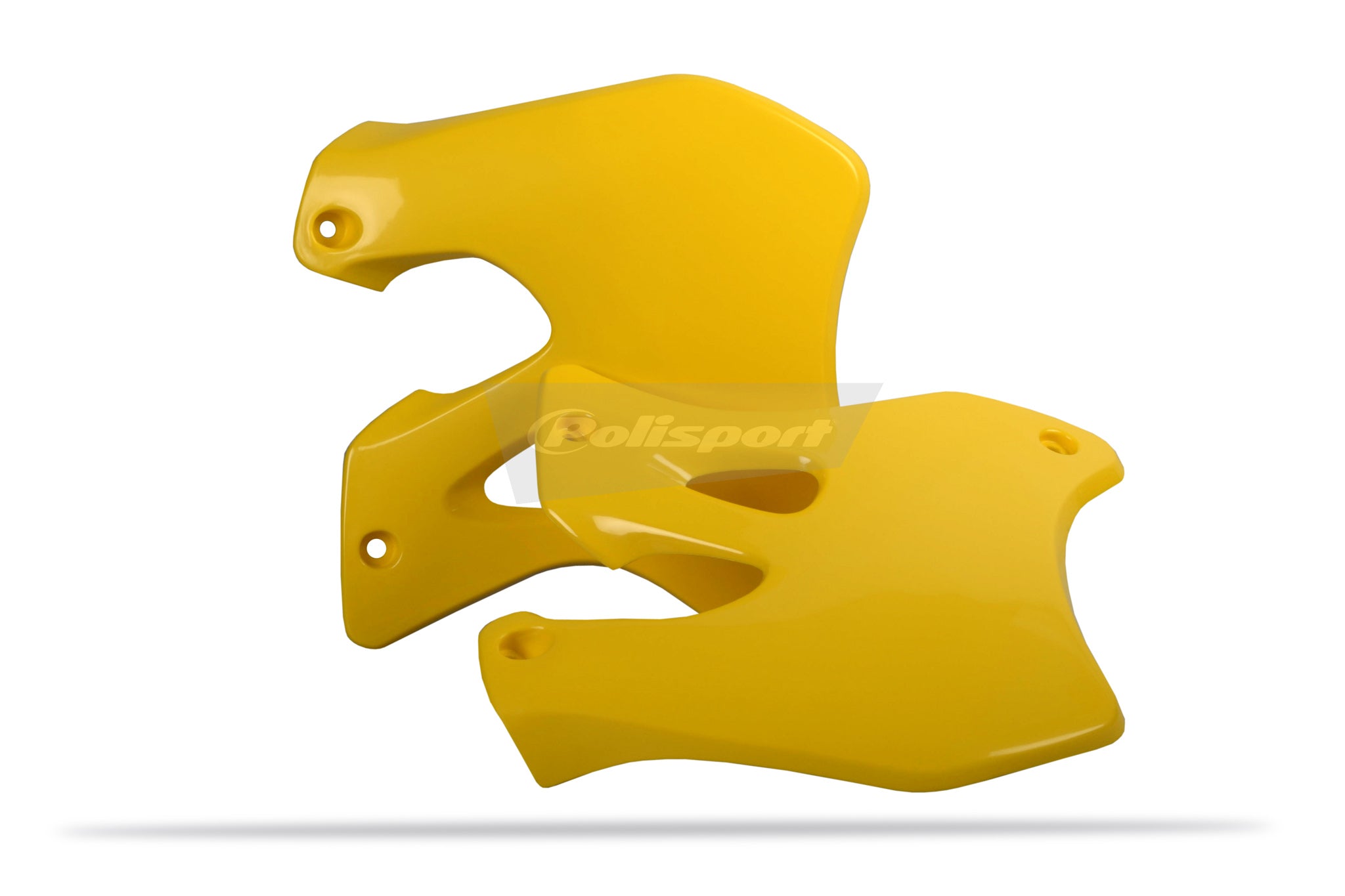 Polisport radiator scoops Suzuki RM125/250(96-98) OEM color yellow (14)