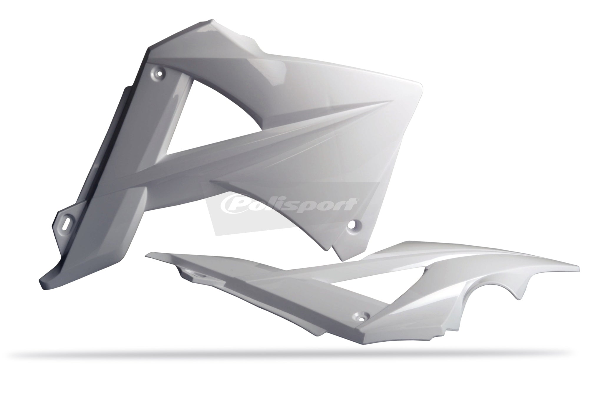 Polisport Radiator Scoops GasGas EC/EC-E125/200/250/300/450FSE(10-11) white (6)
