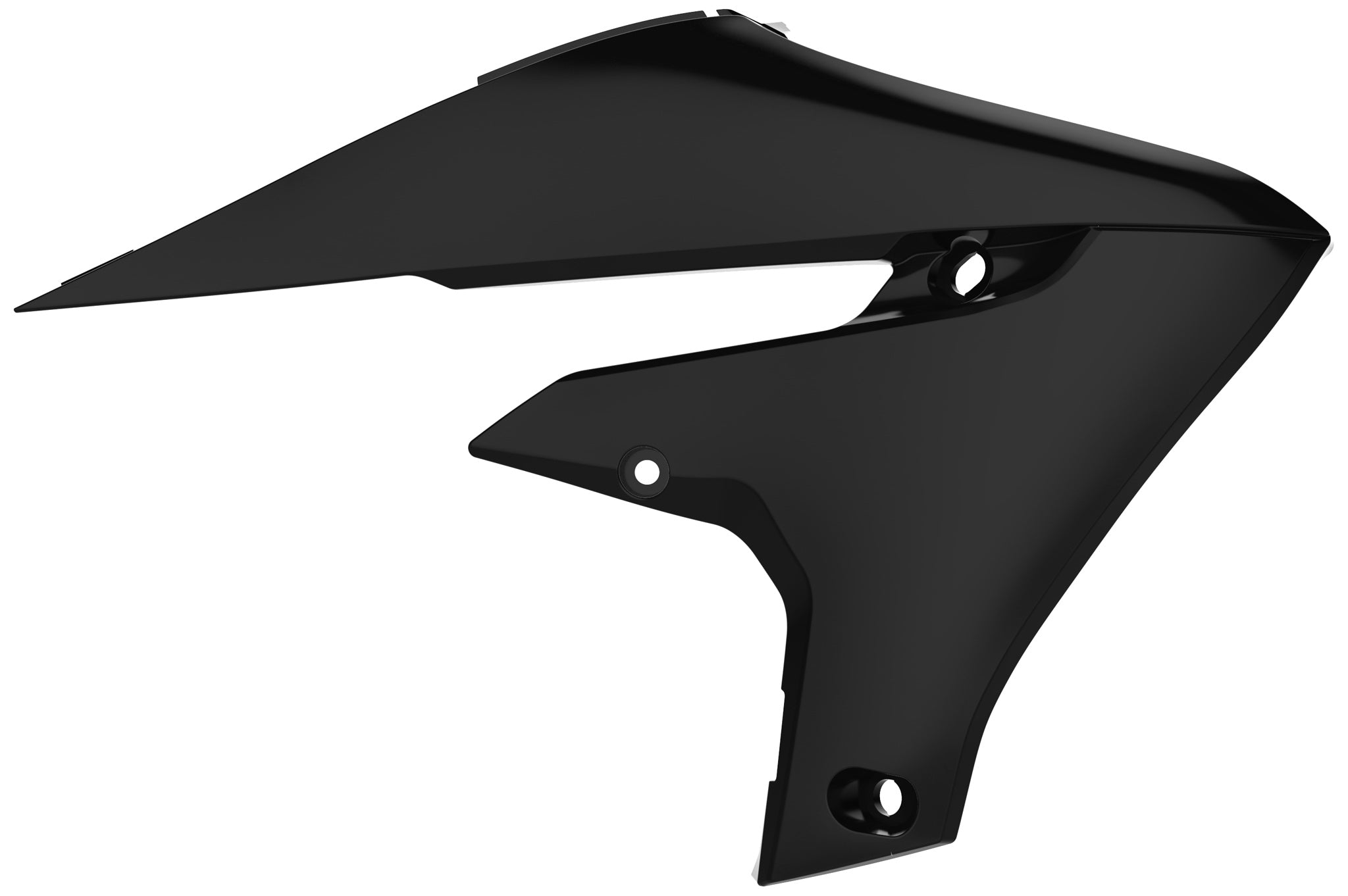 Polisport radiator scoop Yamaha YZ450F 18-22 YZ250F 19-23 Black