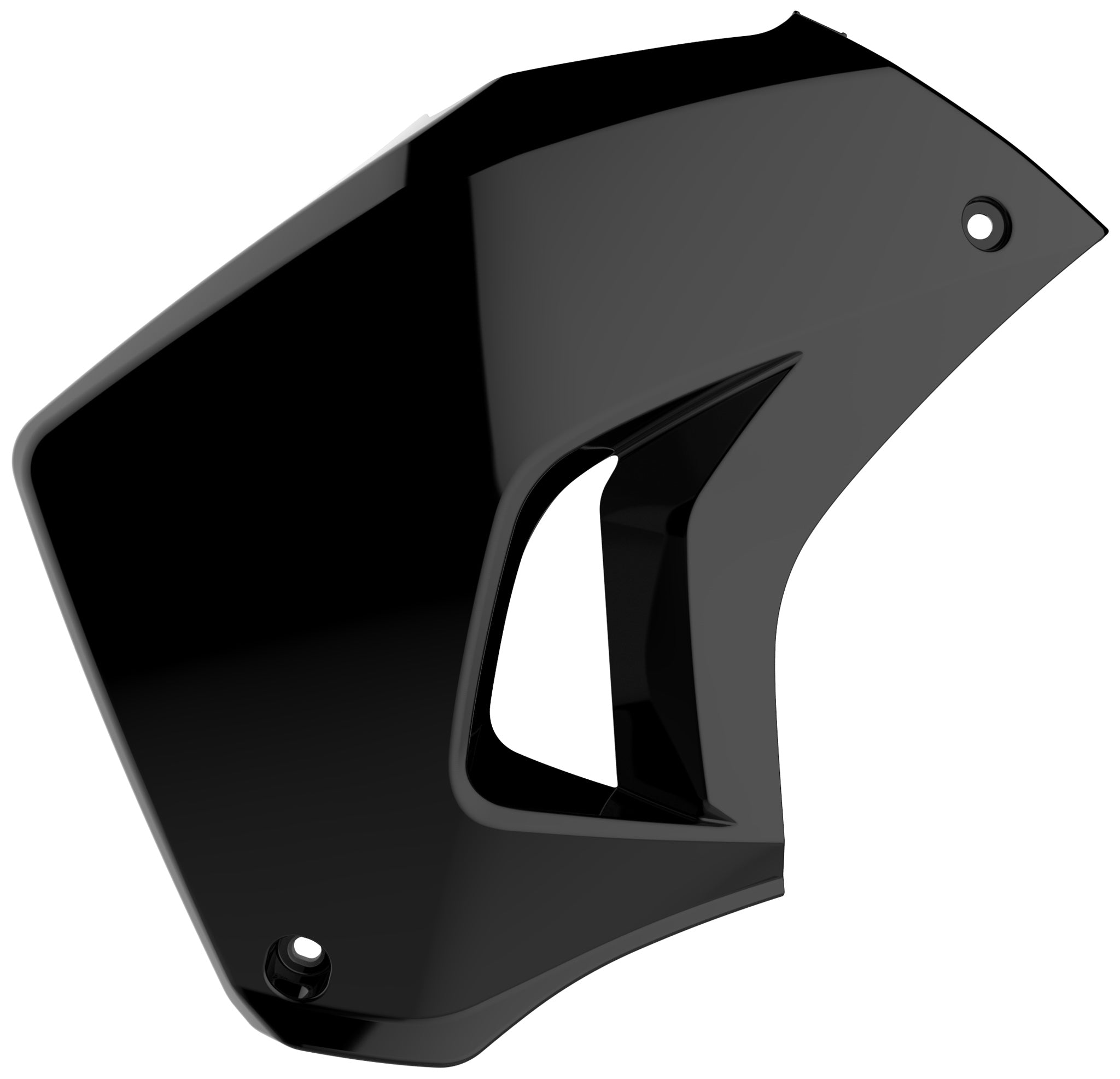 Polisport radiator scoops KLR650 (08-18) left Black (4)