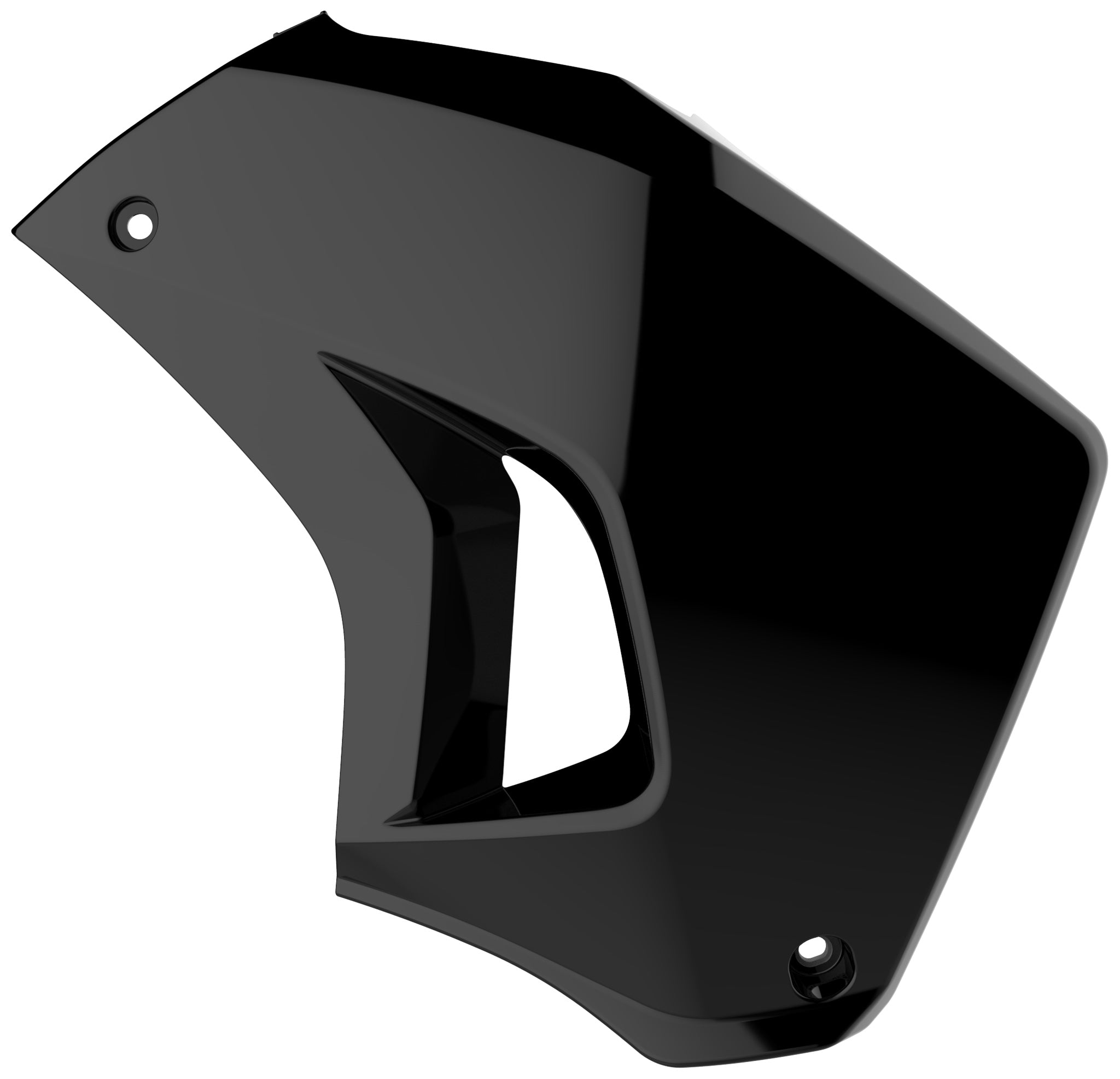 Polisport radiator scoops KLR650 (08-18) right Black (4)