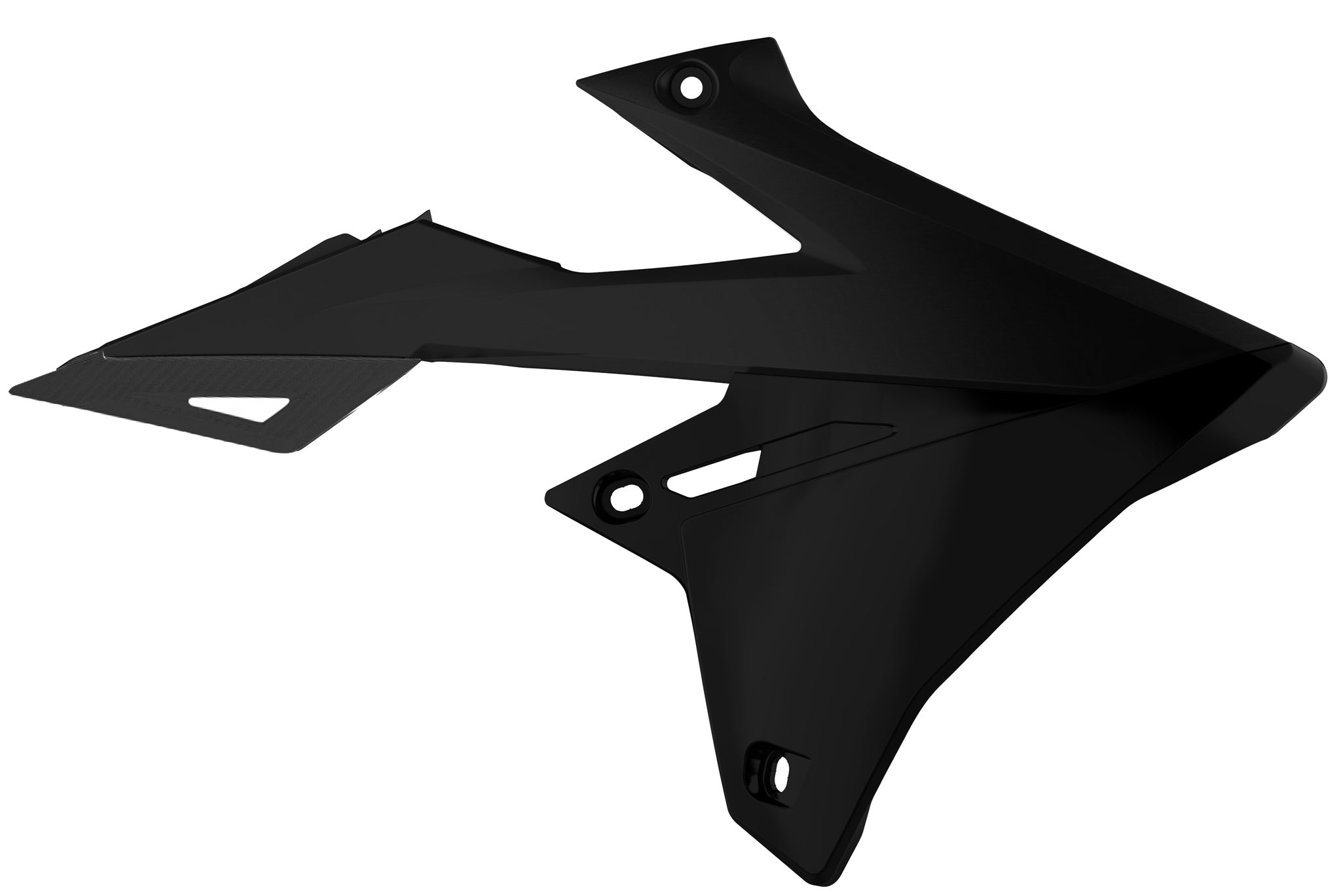Polisport radiator scoops RMZ450 18-..RMZ250 19-.. Black