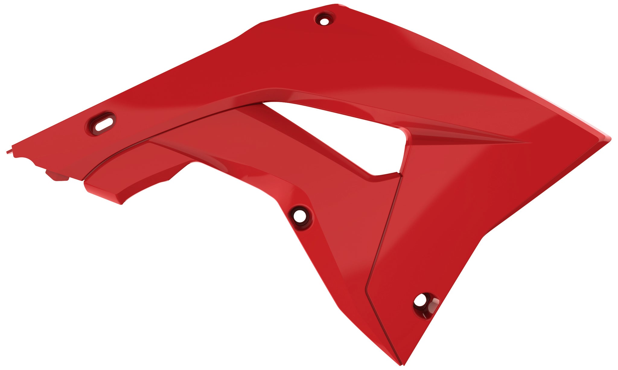 Polisport restyling radiator scoops CR125/250(02-07) crf(18) style Red cr04 (6)