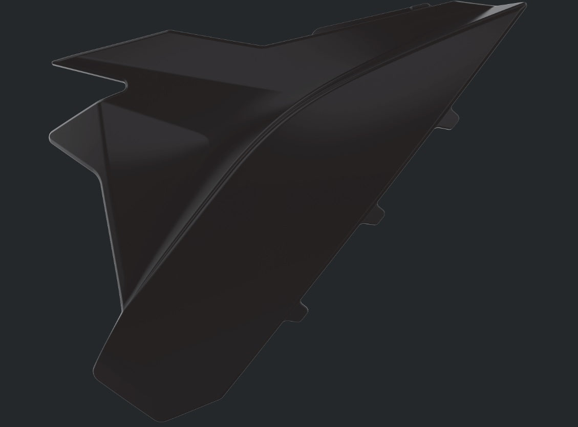 Polisport air filter box cover Beta RR (20-24) X-Trainer 23-24 Black(10)