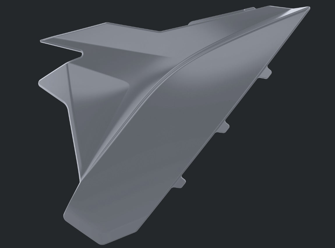 Polisport air filter box cover Beta RR (20-24) X-Trainer 23-24 Nardo Grey (10)