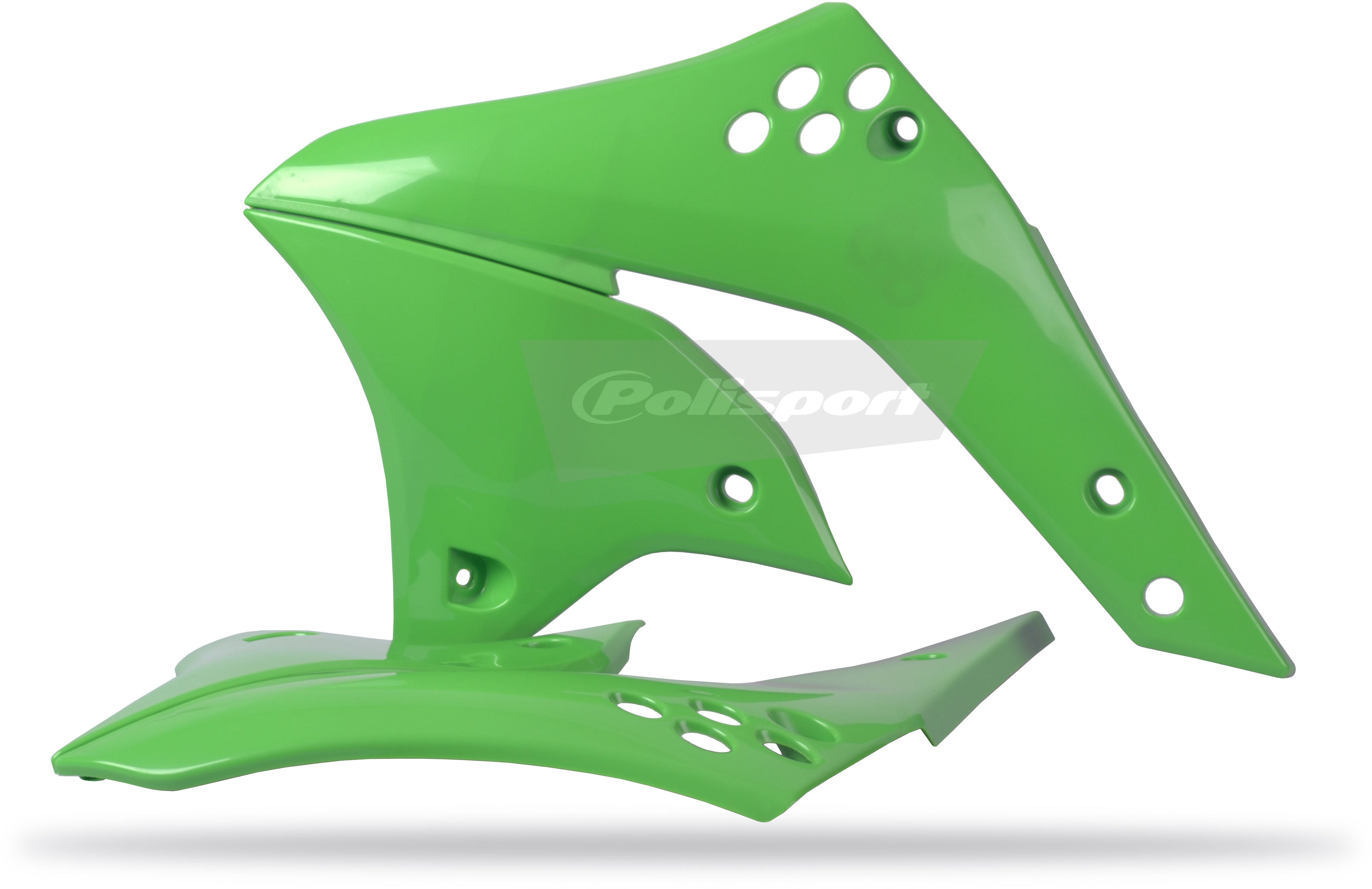 Polisport radiator scoops Kawasaki KX250F(06-08)OEM color green 05 (6)