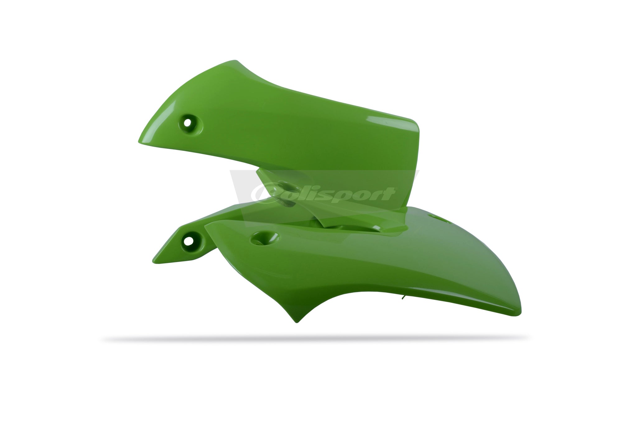 Polisport radiator scoops Kawasaki KX65(00-..)KLX110(02-09) OEM color green 05 (