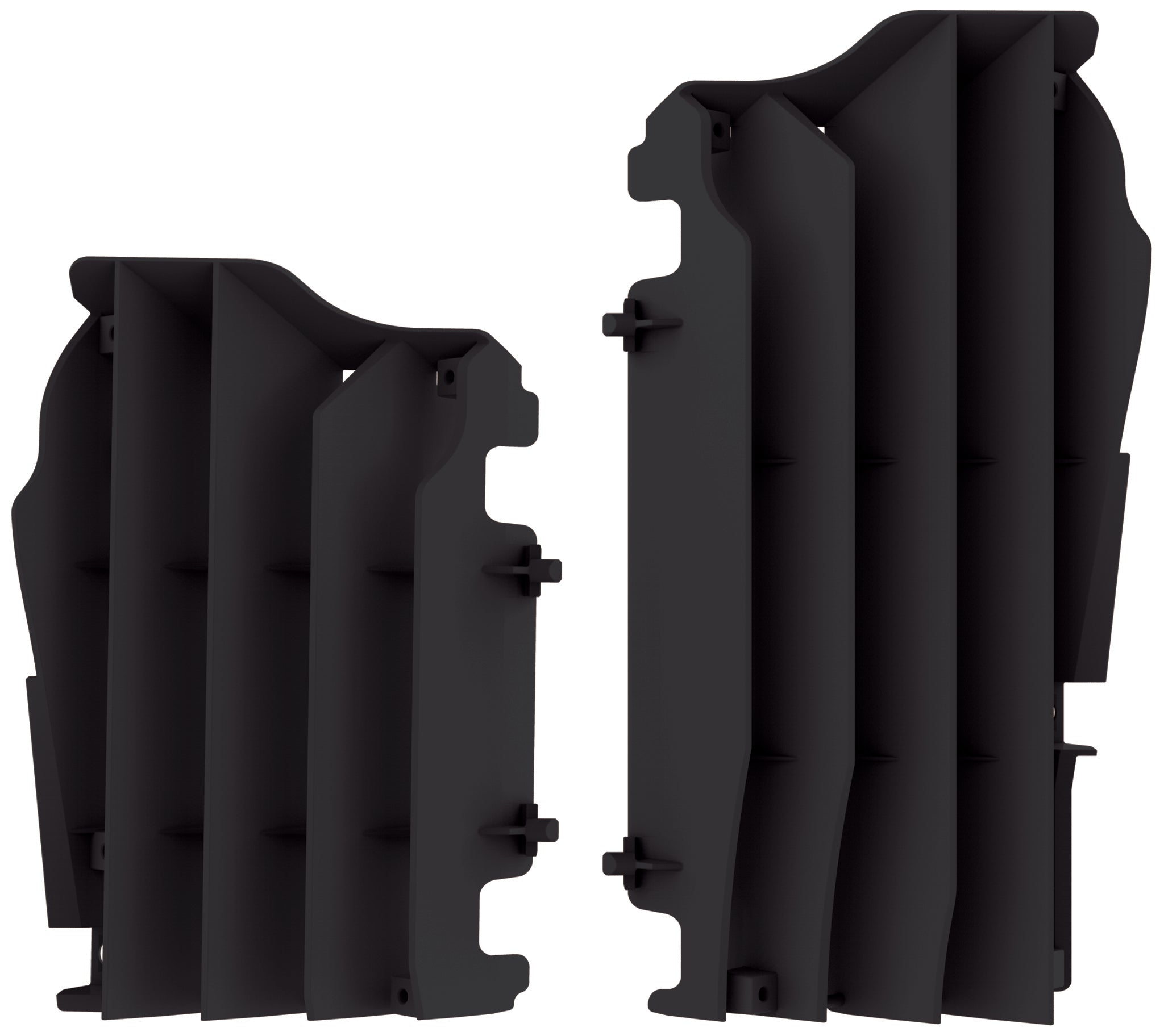 Polisport jäähdyttäjän ritiläpari KX450F 16-23 KX250F 21-24 Musta (28)