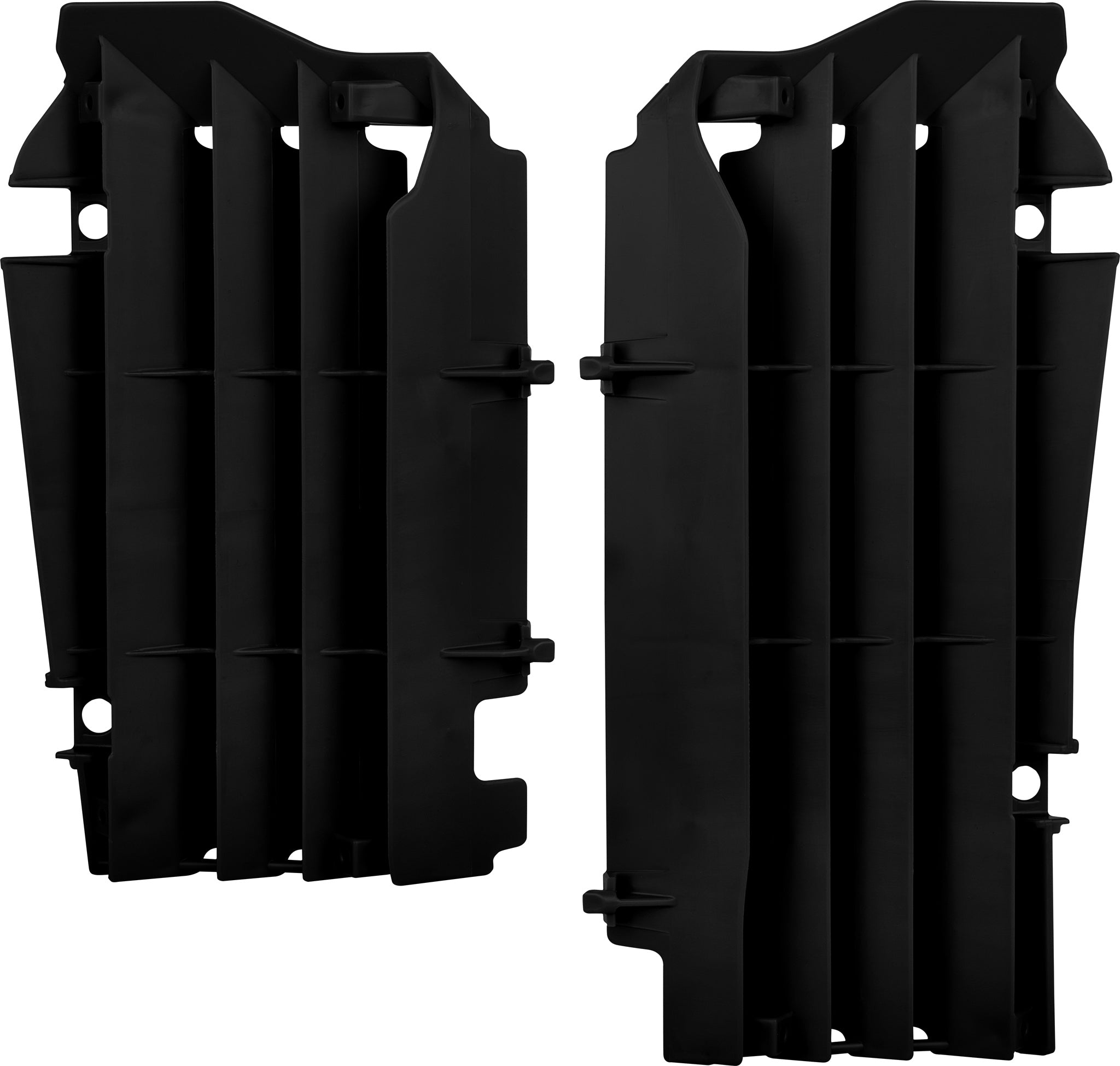 Polisport radiator louvers Kawasaki KX250F(17-20) OEM Color black (8)