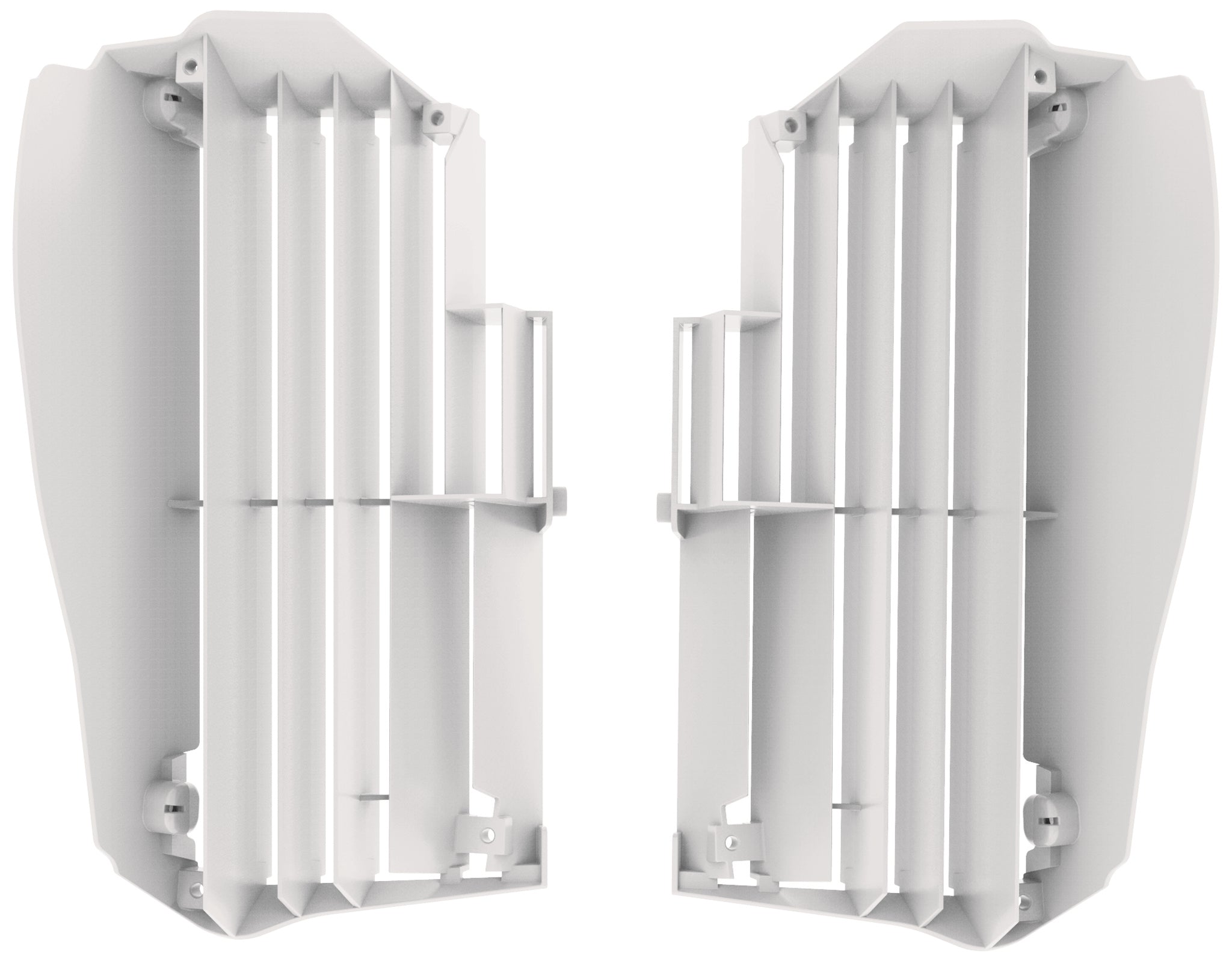 Polisport Radiator Louvers Yamaha YZ450F 18-22 YZ250F 19-23 white (7)