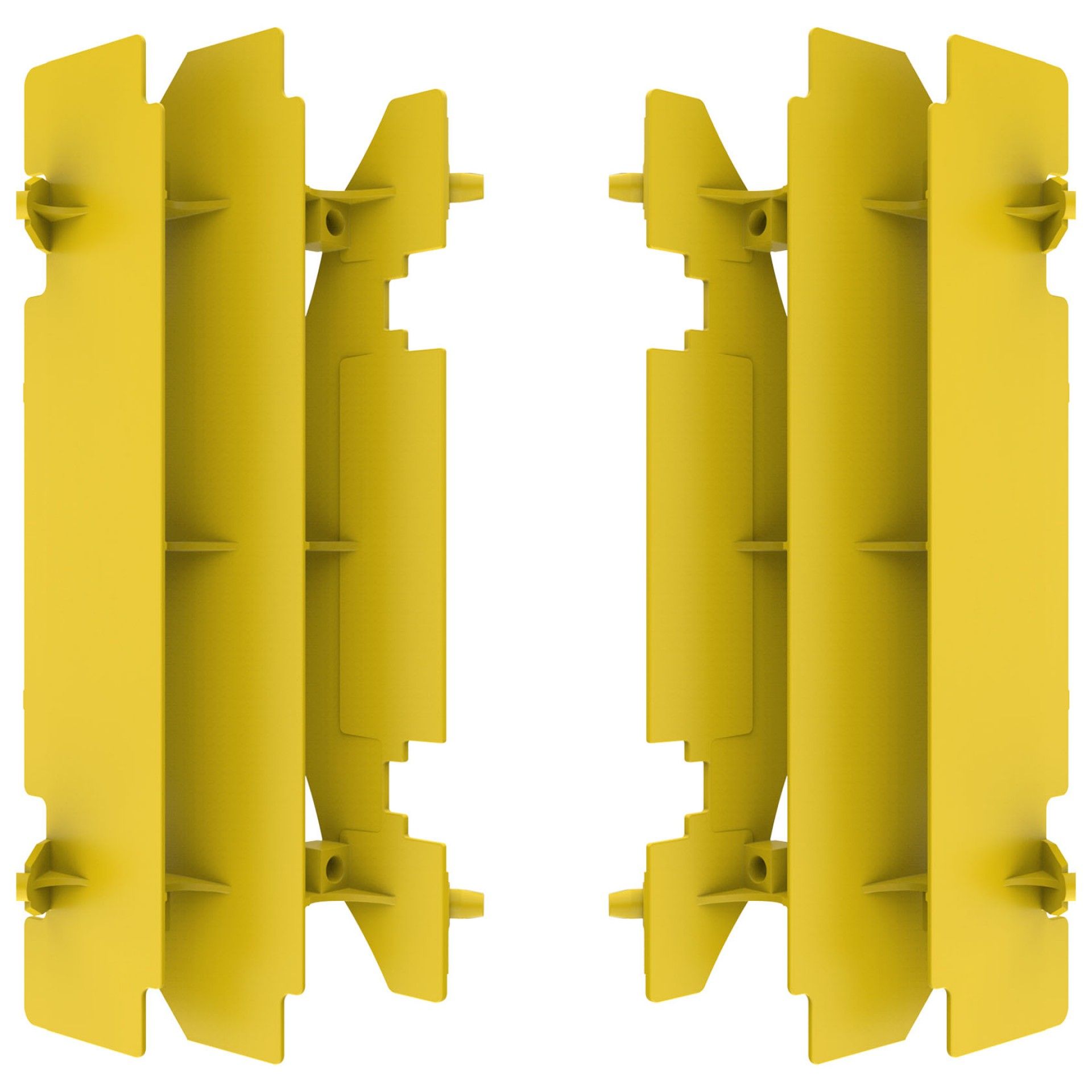 Polisport radiator louvers Suzuki RM125(01-08) RM250(96-06) Yellow rm01 (10)