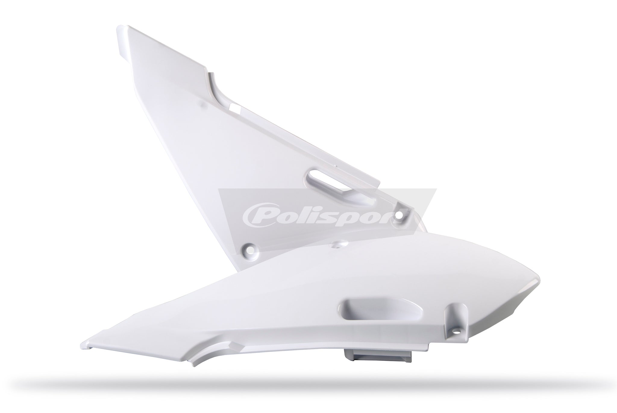 Polisport side panel KX65(00-..)KLX110(02-09)/RM65(03-05)/DR-Z110 white (6)