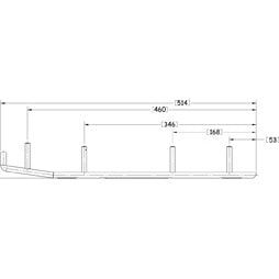 Sno-X Ripper Four Ohjausrauta pari 4" Kovametalli