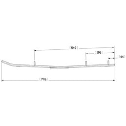 Sno-X Defender Ohjausrauta pari