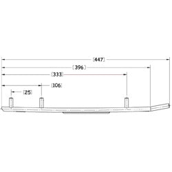 Sno-X Ripper Four Ohjausrauta pari 4" Kovametalli