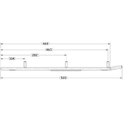 Sno-X Ripper Four Ohjausrauta pari 4" Kovametalli
