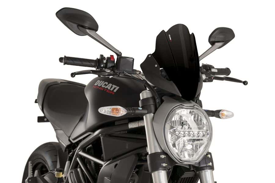 Puig Touring Screen Ducati Monster 1200R 16'-20' C/Blac